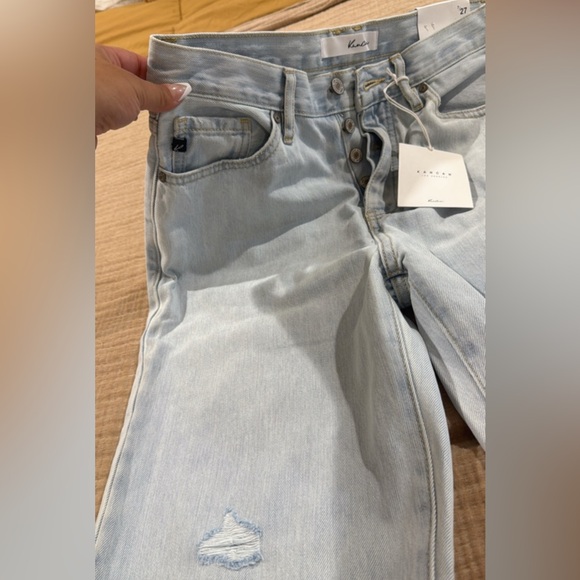 KanCan Light Blue Distressed Flare Jeans - Picture 2 of 4
